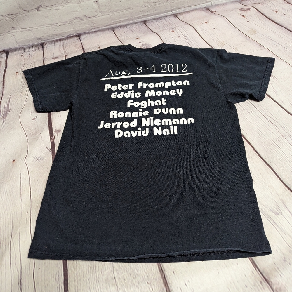 Rockwoods jam fest 2012 graphic band/concert T. Small/medium. 046